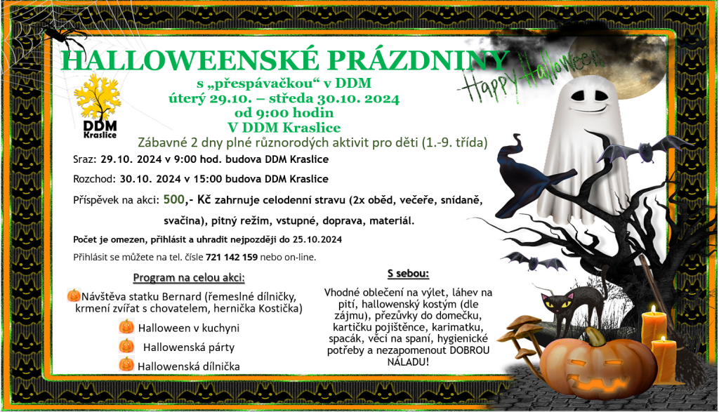 Halloweenské prázdniny