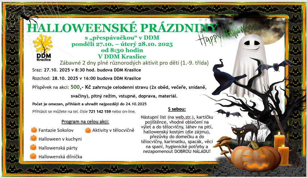 Halloweenské prázdniny