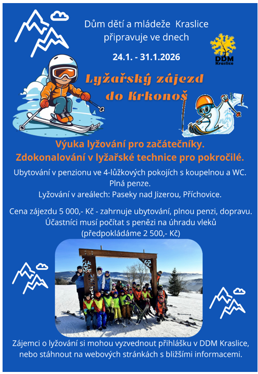 Lyžařský zájezd do Krkonoš