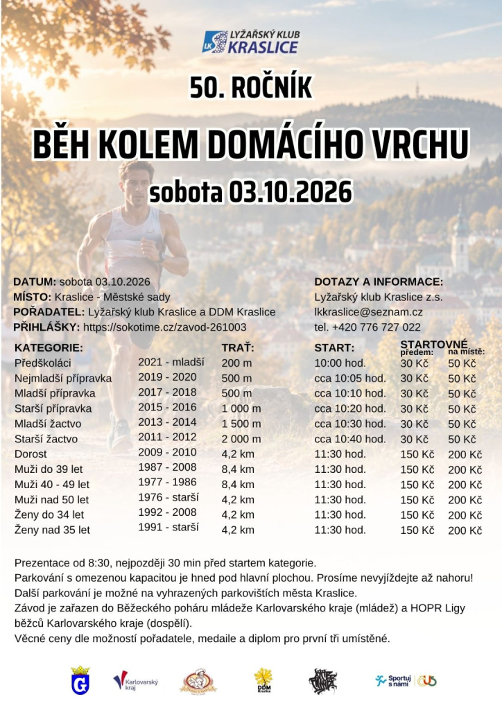 Běh kolem domácího vrchu