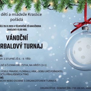 Vánoční turnaj ve florbale