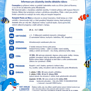 Letní tábor v Itálii